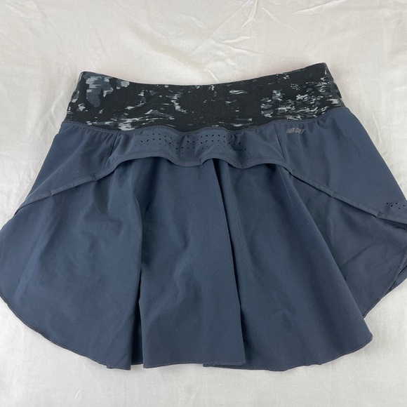 New Balance NB Dry Blue Lined Skort Skirt Shorts - Picture 4 of 8